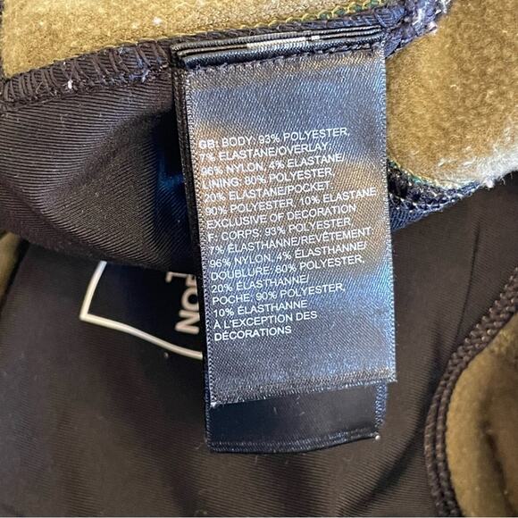 The North Face XL black green leggings athletic outdoor gorpcore sporty casual - Picture 8 of 9